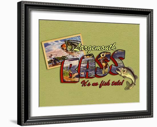 Largemouth Bass Fishing-Kate Ward Thacker-Framed Giclee Print