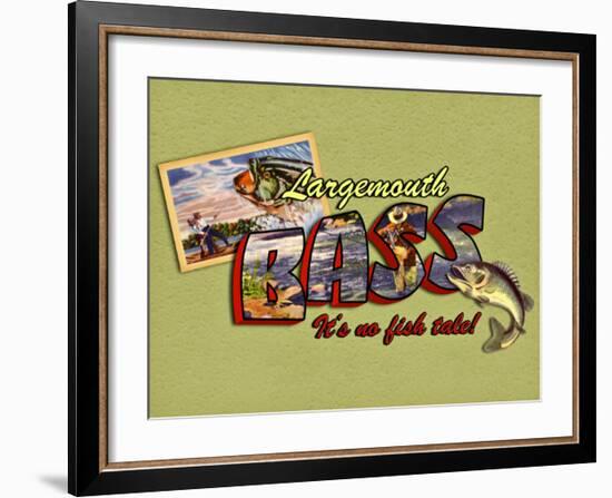 Largemouth Bass Fishing-Kate Ward Thacker-Framed Giclee Print