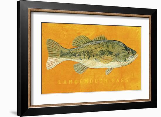 Largemouth Bass-John Golden-Framed Art Print