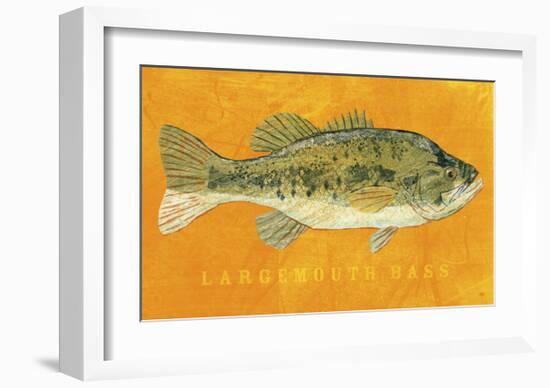 Largemouth Bass-John Golden-Framed Art Print