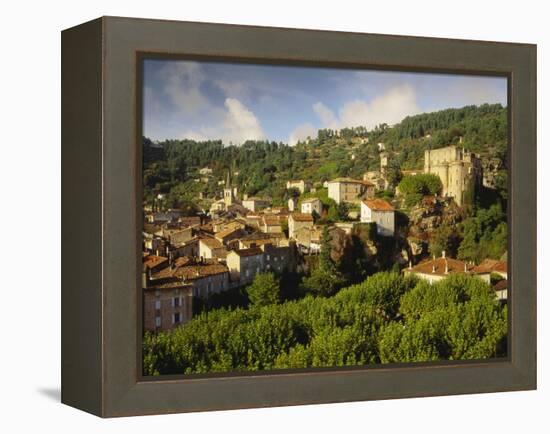 Largentiere, Ardeche, France-Michael Busselle-Framed Premier Image Canvas