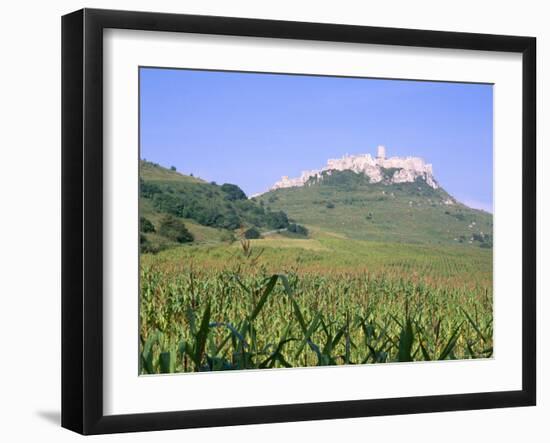 Largest Ruined Castle in Slovakia, Spis Castle, Unesco World Heritage Site, Presov Region-Richard Nebesky-Framed Photographic Print