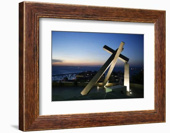 Largo da Cruz Quebrada (Fallen Cross), Pelourinho, Salvador (Salvador de Bahia), Bahia, Brazil-Yadid Levy-Framed Photographic Print