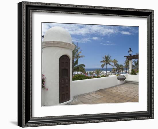 Largo Martianez Saltwater Pools From Paseo De San Telmo, Tenerife, Canary Islands, Spain-Cindy Miller Hopkins-Framed Photographic Print