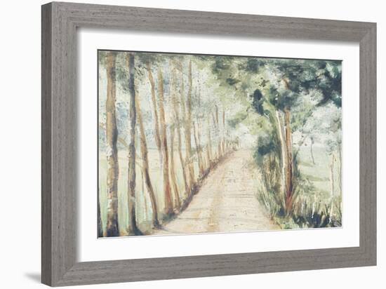 Largo Paseo a Casa-Patricia Pinto-Framed Art Print