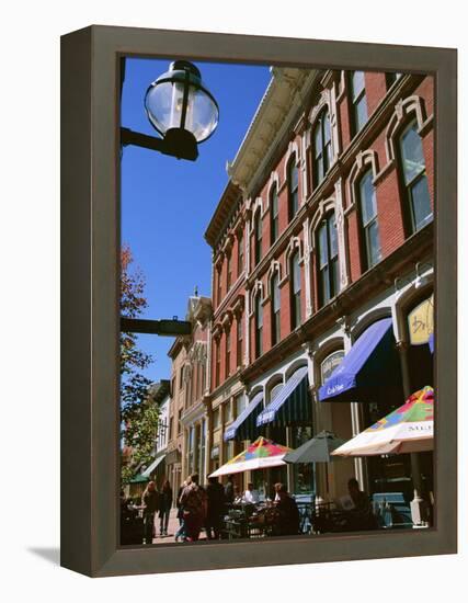 Larimer Square, Denver, Colorado, USA-Jean Brooks-Framed Premier Image Canvas