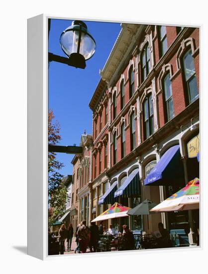 Larimer Square, Denver, Colorado, USA-Jean Brooks-Framed Premier Image Canvas