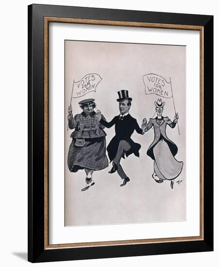 Larking with the Girls, 1906-null-Framed Giclee Print