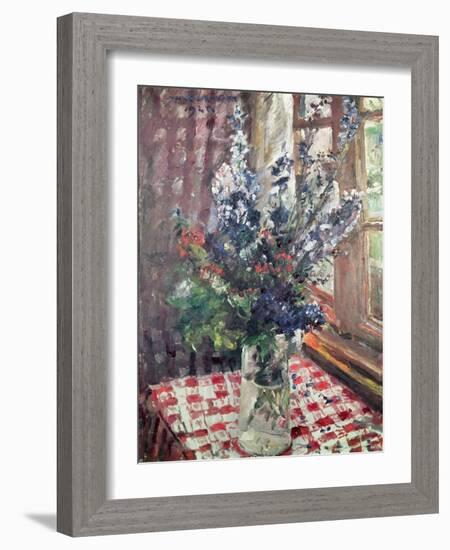 Larkspur, 1924-Lovis Corinth-Framed Giclee Print