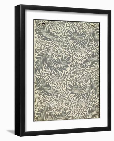 Larkspur, Wallpaper Design, 1872-William Morris-Framed Giclee Print