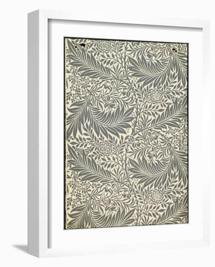 Larkspur, Wallpaper Design, 1872-William Morris-Framed Giclee Print