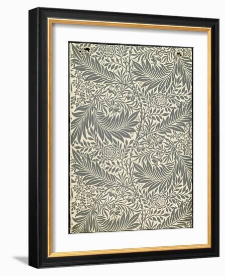 Larkspur, Wallpaper Design, 1872-William Morris-Framed Giclee Print