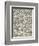 Larkspur, Wallpaper Design, 1872-William Morris-Framed Giclee Print