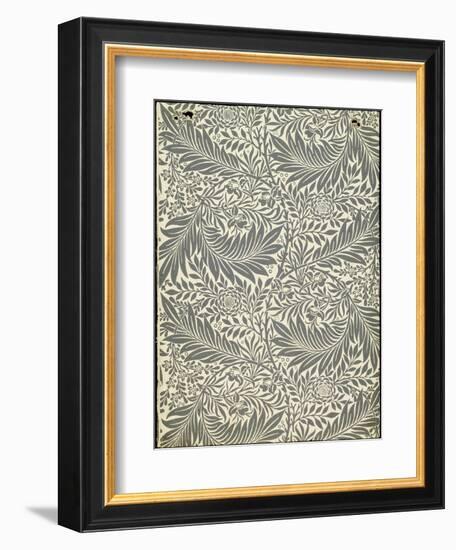 Larkspur, Wallpaper Design, 1872-William Morris-Framed Giclee Print