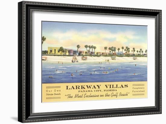 Larkway Villas, Panama City, Florida-null-Framed Art Print