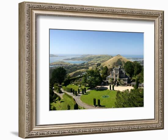Larnach Castle and Otago Peninsula, Dunedin, New Zealand-David Wall-Framed Photographic Print