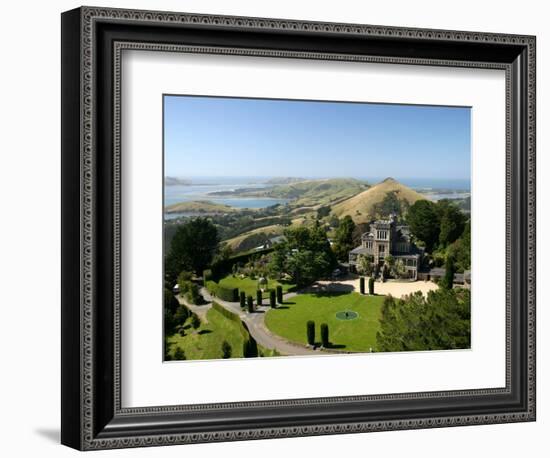 Larnach Castle and Otago Peninsula, Dunedin, New Zealand-David Wall-Framed Photographic Print