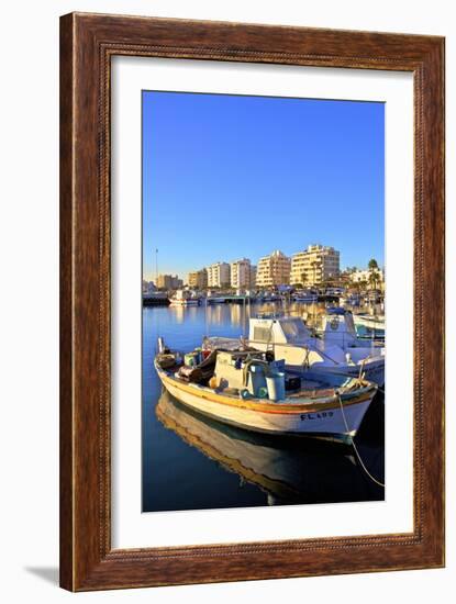 Larnaka Harbour, Larnaka, Cyprus, Eastern Mediterranean Sea, Europe-Neil Farrin-Framed Photographic Print