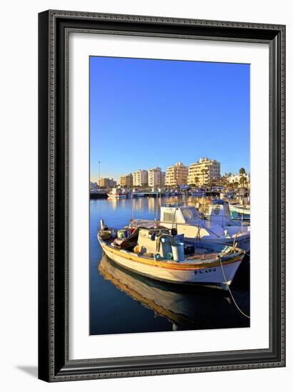 Larnaka Harbour, Larnaka, Cyprus, Eastern Mediterranean Sea, Europe-Neil Farrin-Framed Photographic Print