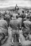 Capt. Bill Carpenter and Members of the 101st Airborne at Outdoor Catholic Mass, Vietnam, 1966-Larry Burrows-Photographic Print