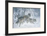 Edge of Winter (detail)-Larry Fanning-Mounted Art Print