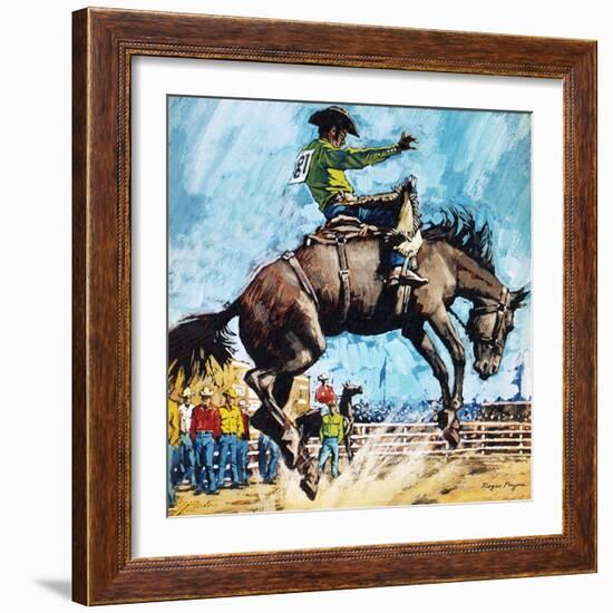 Larry Mahan, Superstar of the Rodeo-Payne-Framed Giclee Print