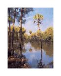 Palms on Water I-Larry Moore-Giclee Print