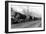 Larson Logging Co with 13 Truck Caravan - Bellingham, WA-Lantern Press-Framed Art Print