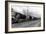 Larson Logging Co with 13 Truck Caravan - Bellingham, WA-Lantern Press-Framed Art Print