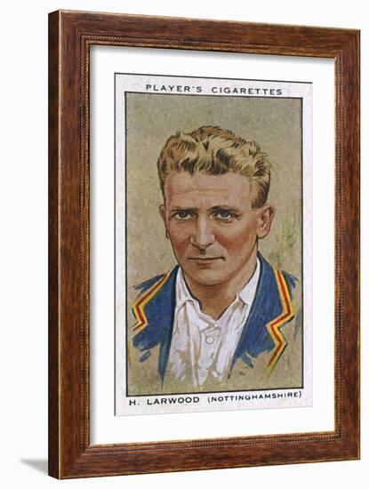 Larwood, Cricketer-null-Framed Premium Giclee Print