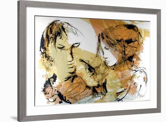 Las dos Mujeres-Gino Hollander-Framed Collectable Print