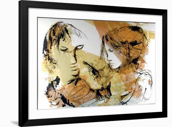 Las dos Mujeres-Gino Hollander-Framed Collectable Print