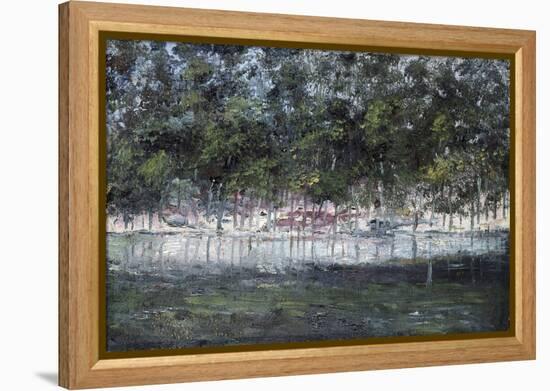 Las Fuentes de Tialpan-Joaquin Clausell-Framed Premier Image Canvas