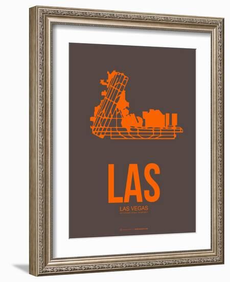 Las Las Vegas Poster 1-NaxArt-Framed Art Print