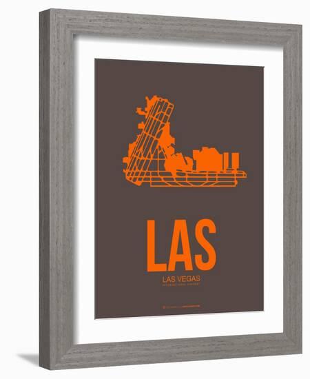 Las Las Vegas Poster 1-NaxArt-Framed Art Print