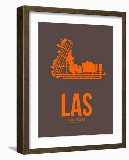 Las Las Vegas Poster 1-NaxArt-Framed Art Print