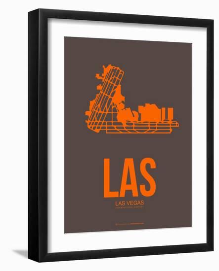 Las Las Vegas Poster 1-NaxArt-Framed Art Print