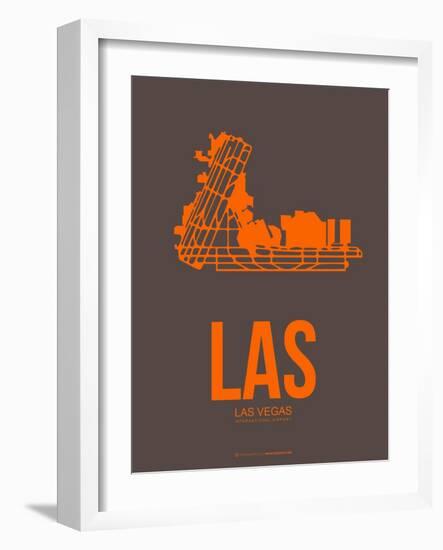 Las Las Vegas Poster 1-NaxArt-Framed Art Print