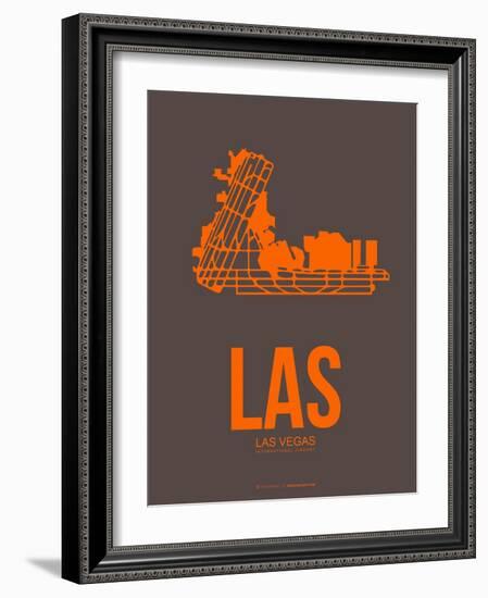 Las Las Vegas Poster 1-NaxArt-Framed Art Print