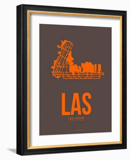 Las Las Vegas Poster 1-NaxArt-Framed Art Print