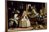 Las Meninas, Detail of the Lower Half of the Family of Philip IV (1605-65) of Spain, 1656-Diego Velazquez-Mounted Giclee Print