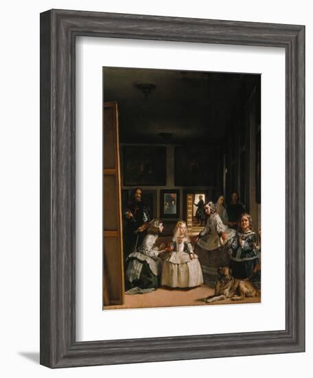 Las Meninas (The Courtladies)-Diego Velazquez-Framed Giclee Print