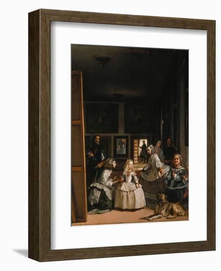 Las Meninas (The Courtladies)-Diego Velazquez-Framed Giclee Print