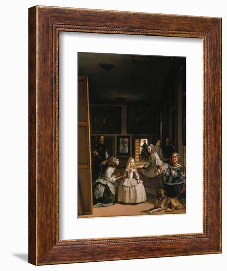 Las Meninas (The Courtladies)-Diego Velazquez-Framed Giclee Print