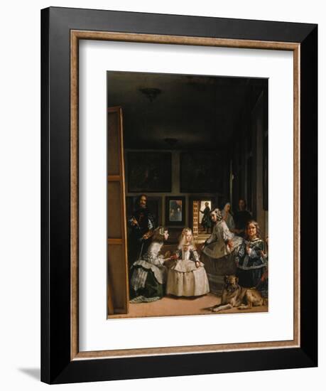 Las Meninas (The Courtladies)-Diego Velazquez-Framed Giclee Print