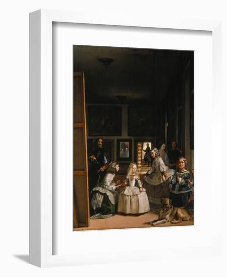 Las Meninas (The Courtladies)-Diego Velazquez-Framed Giclee Print