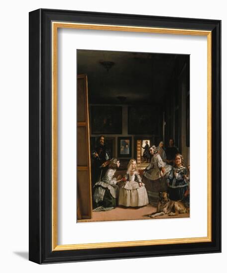 Las Meninas (The Courtladies)-Diego Velazquez-Framed Giclee Print