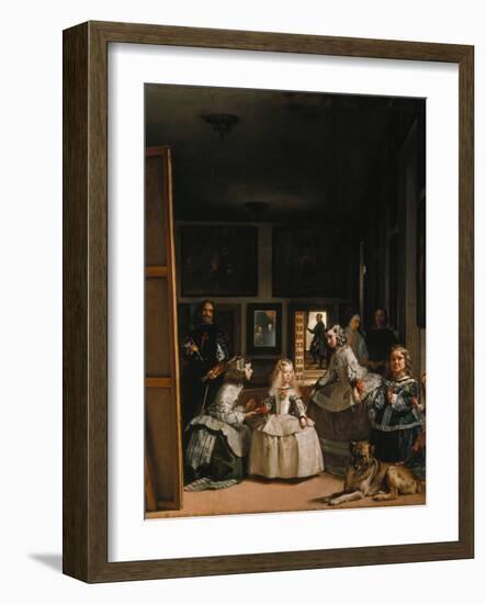 Las Meninas (The Courtladies)-Diego Velazquez-Framed Giclee Print