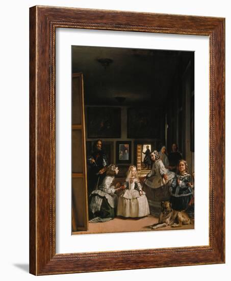 Las Meninas (The Courtladies)-Diego Velazquez-Framed Giclee Print