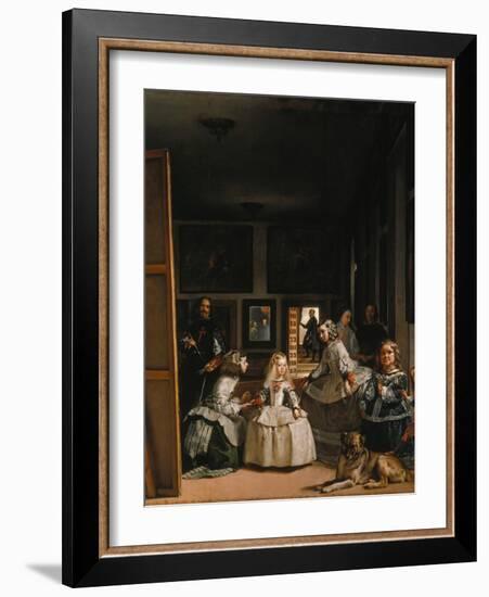 Las Meninas (The Courtladies)-Diego Velazquez-Framed Giclee Print